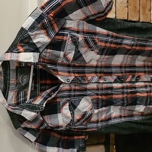 Athletic fit xxl short sleeve button down shirt